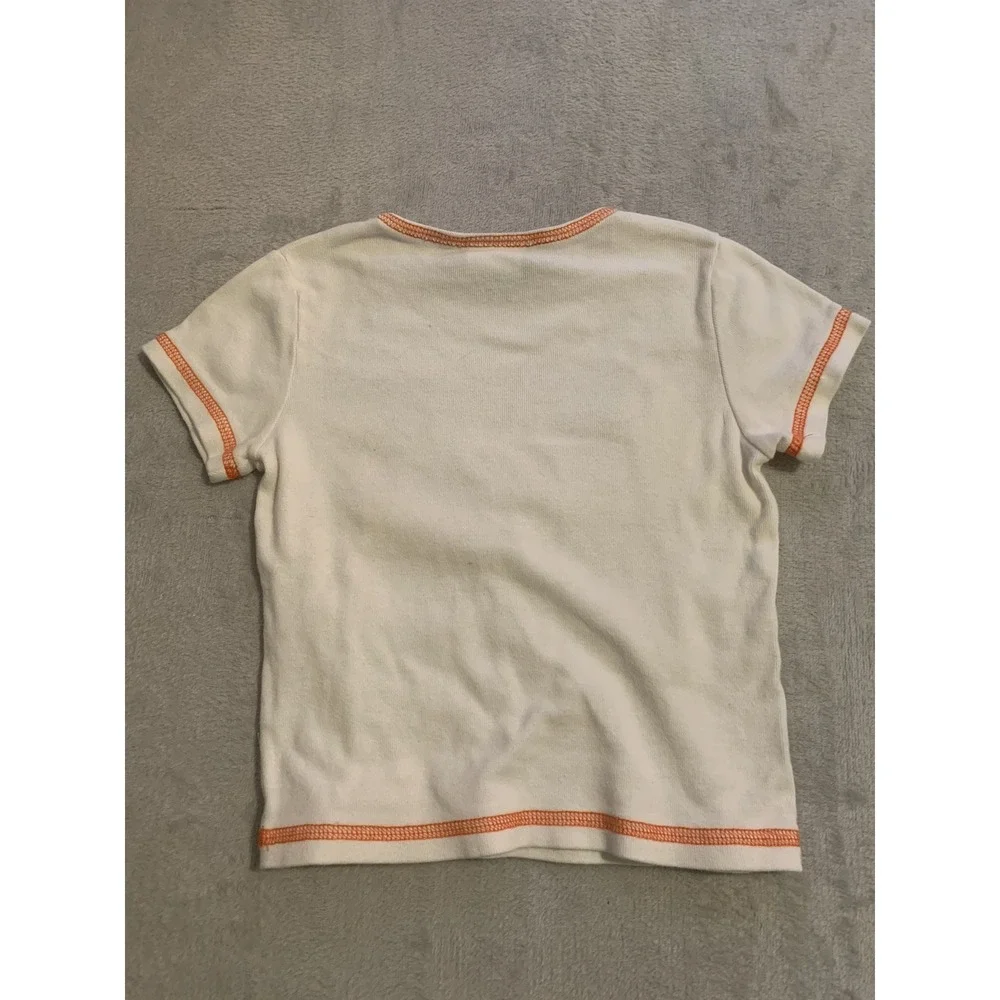 VINTAGE Winnie The Pooh T Shirt Girls 5/6 Disney Jerry Leigh Super Star Y2K